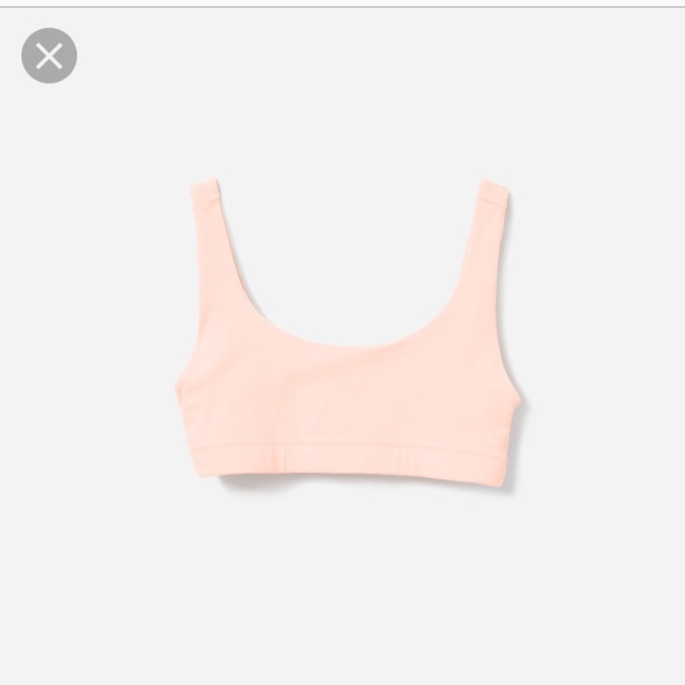 Everlane Tank Bra Light Peach size s
